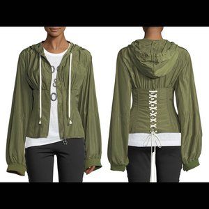 NWT $2200 Fenty Puma By Rihanna Corset Windbreaker Jacket L